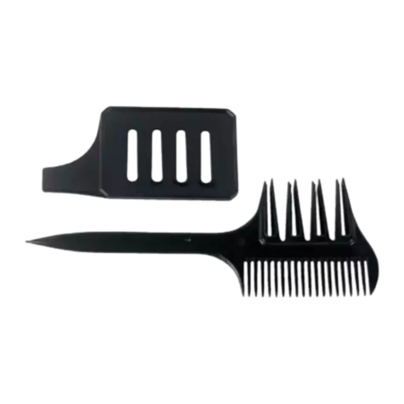 Finale Aktion Efalock Highlight Kamm Schwarz mit Schablone