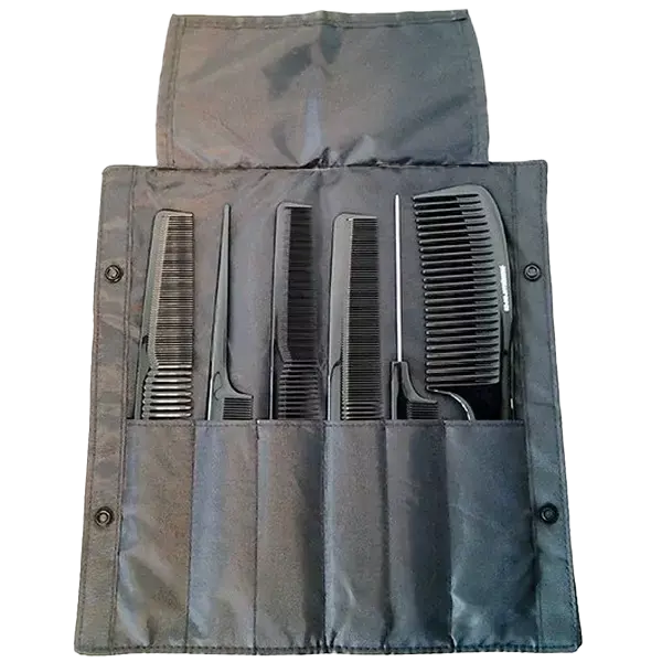 Denman Precision Comb Set + Case 6 Brushes Neue Kollektion