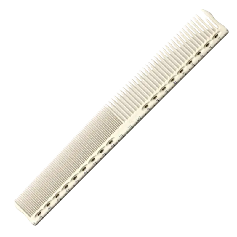 Y.S. Park Cutting Comb With Scale G45 White Schnäppchen
