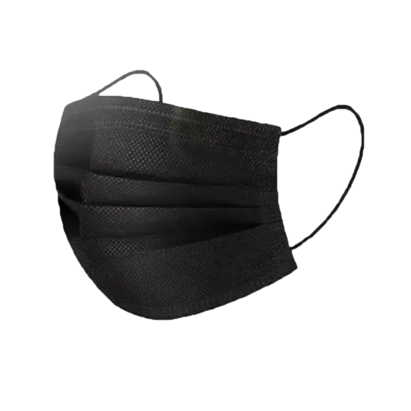 Sichere Zahlung Merbach 3 Layers Face Mask 50 pieces Black