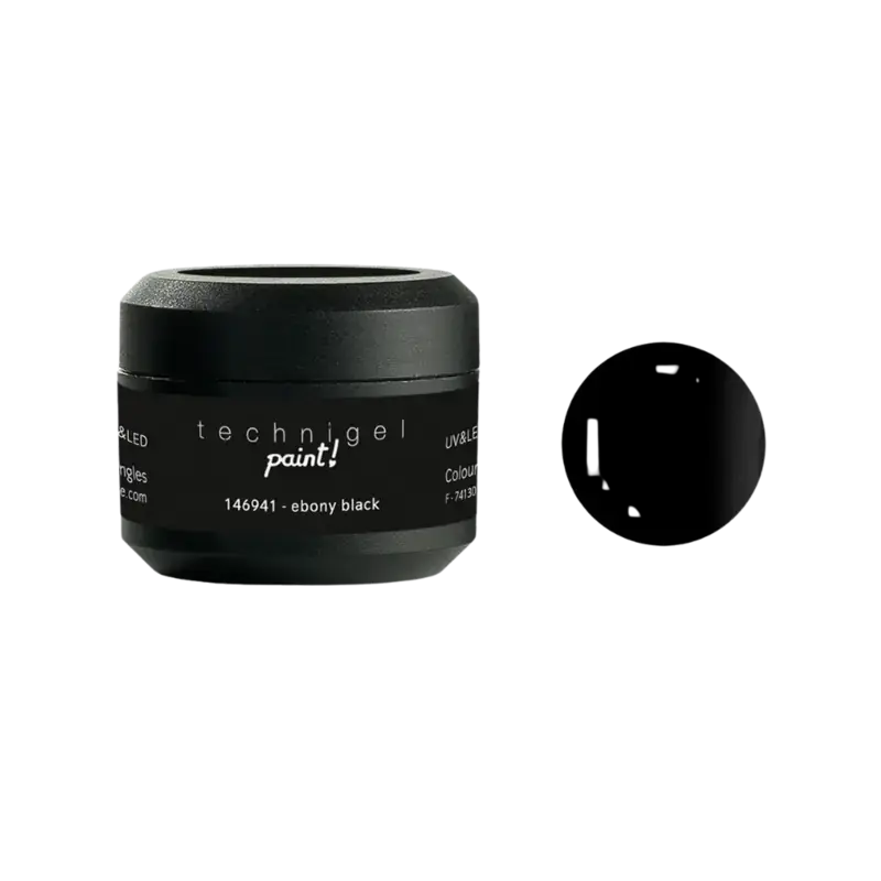 Abverkauf Peggy Sage Technigel Paint! Uv/Led Coloured Gel 5gr Ebony Black