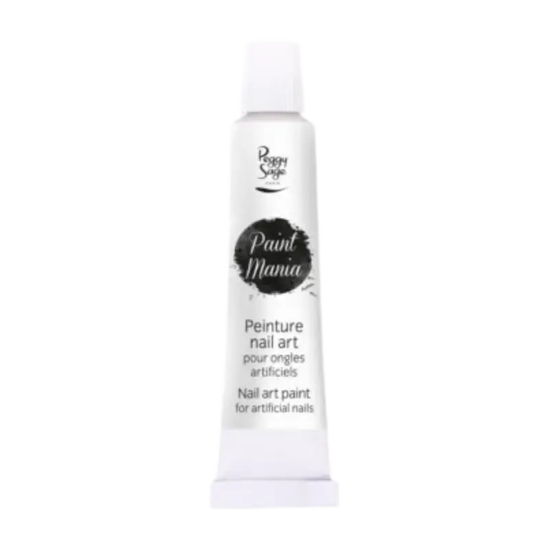Neu Im Sortiment Peggy Sage Paint Mania Nail Art Paint 12ml White