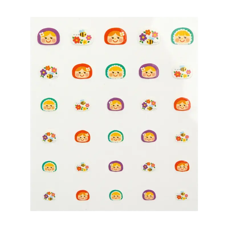 Peggy Sage Decorative Nail Stickers Kids Colourful Dolls Sonderaktion