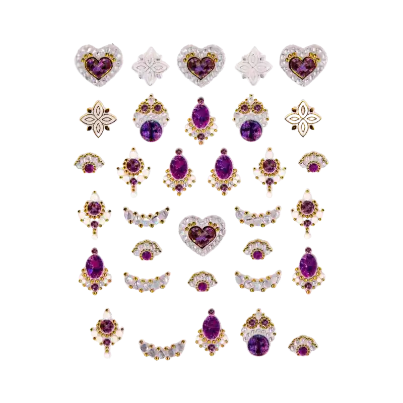 Heißes Angebot Peggy Sage Decorative Nail Stickers Luxury Purple