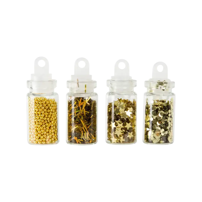 Peggy Sage Nail Glitter Mini Kit Gold Kracherpreis