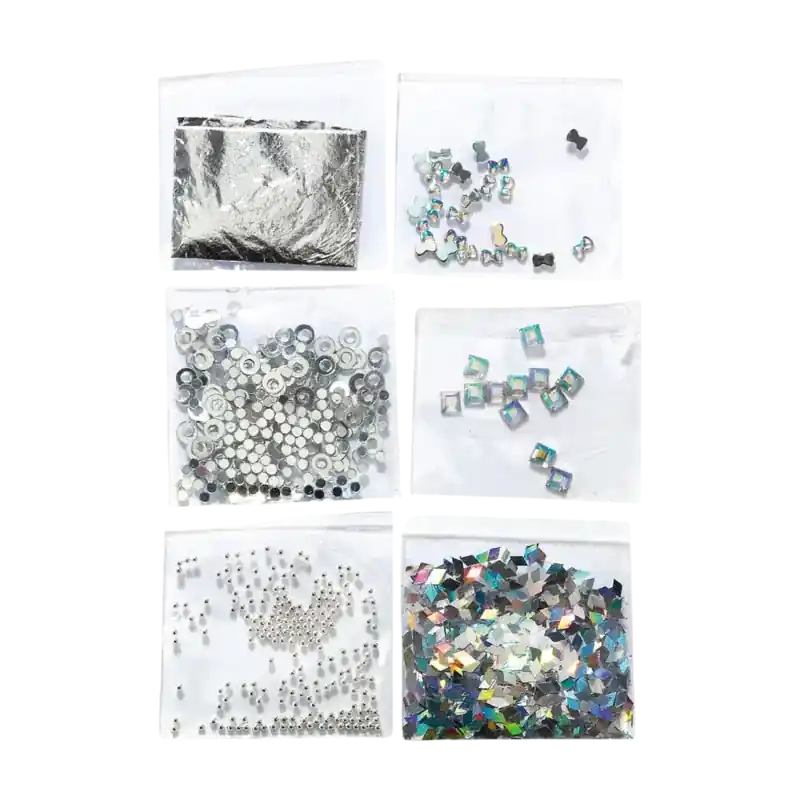 Neuheit Peggy Sage Nail Art Mini Kit Silver