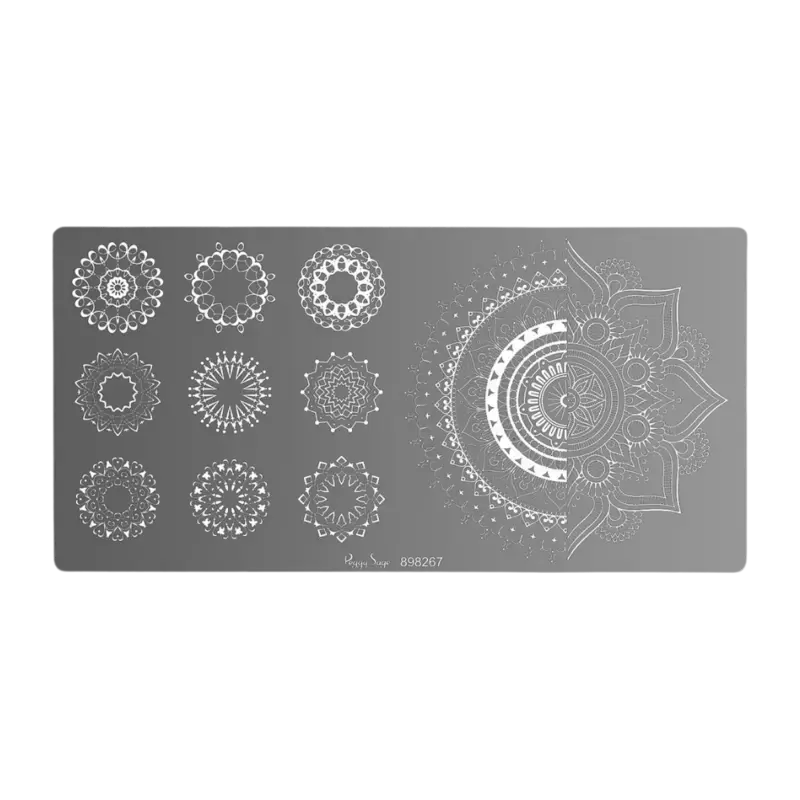 Peggy Sage Nail Art Stamping Plate Circles Ausverkauf