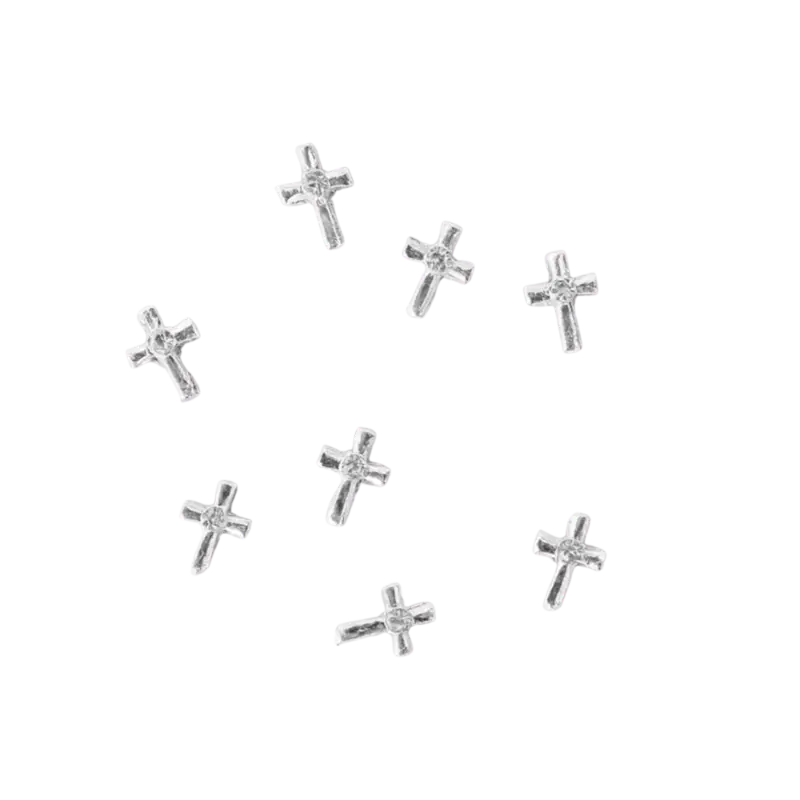Aktuell Peggy Sage Rhinestone Cross Argent