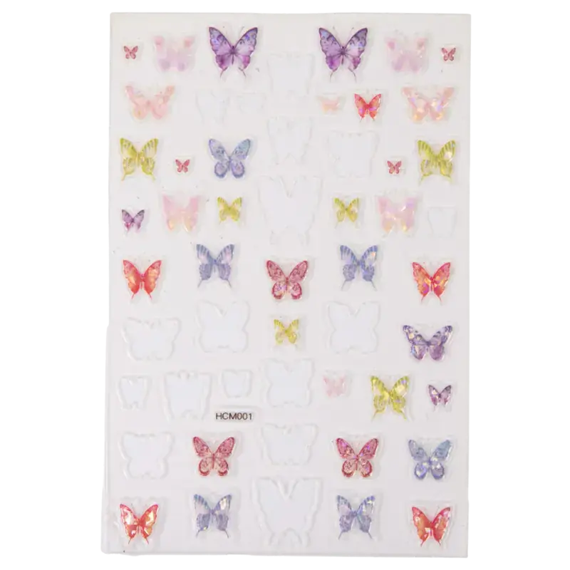 Peggy Sage Decorative Nail Stickers Fairy Butterflies Mega-Angebot