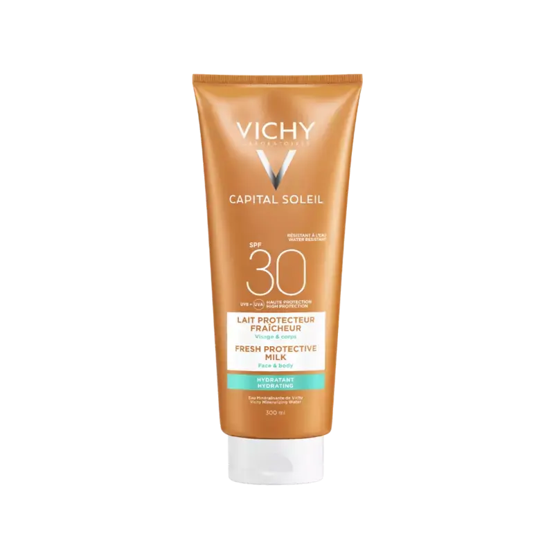 Vichy Capital Soleil Fresh Protective Milk SPF30 300ml Solange Der Vorrat Reicht
