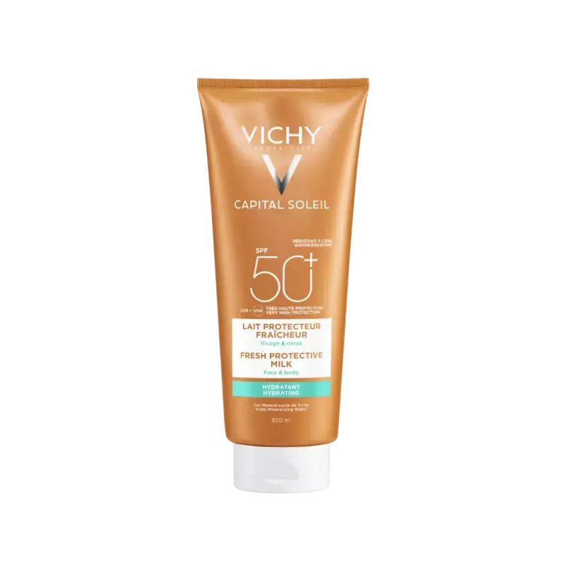 Vichy Capital Soleil Fresh Protective Milk SPF50+ 300ml Markenware
