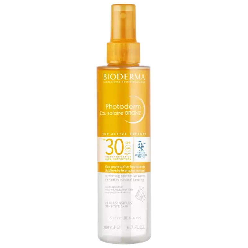 Bioderma Photoderm Eau Solaire Bronz SPF30 200ml Zertifiziert