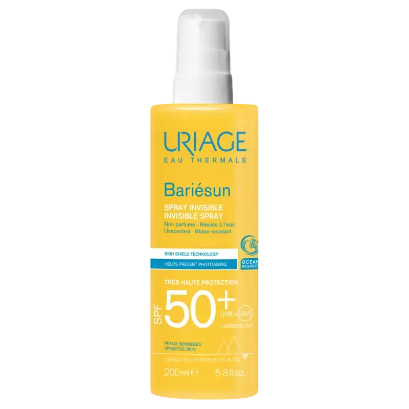 Neue Ware Uriage Bariésun Unscented Invisible Spray SPF50+ 200ml