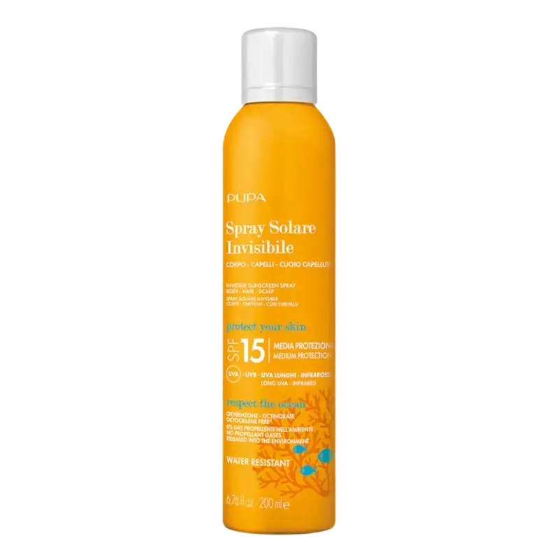 PUPA Milano Invisible Sunscreen Spray 200ml SPF15 Sichere Zahlung