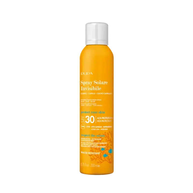 PUPA Milano Invisible Sunscreen Spray 200ml SPF30 Neu Im Sortiment