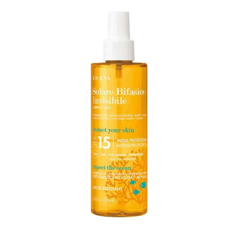 Kracherpreis PUPA Milano Multifunction Invisible Two-Phase Sunscreen 200ml SPF15