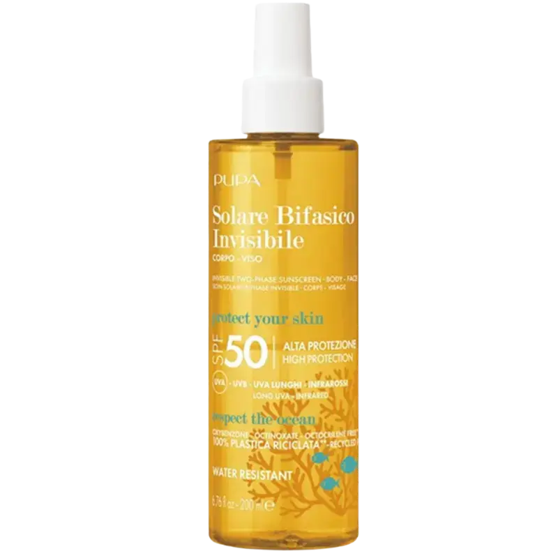 PUPA Milano Multifunction Invisible Two-Phase Sunscreen 200ml SPF50 Nur Heute