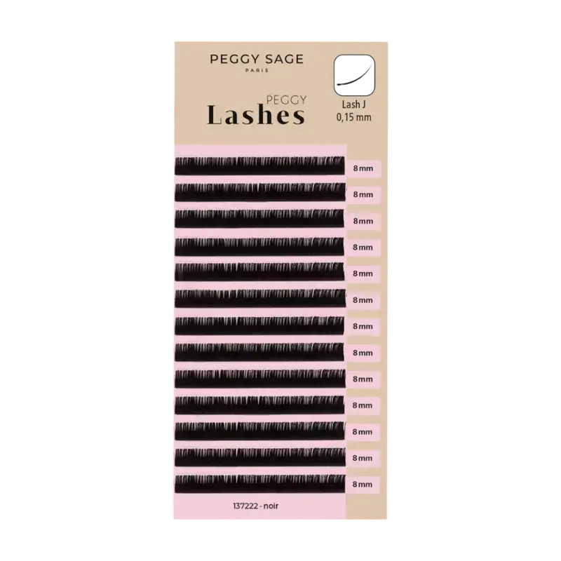 Peggy Sage Lash To Lash Eyelash Extensions - Lash J - 0,15mm 8mm Top-Angebot
