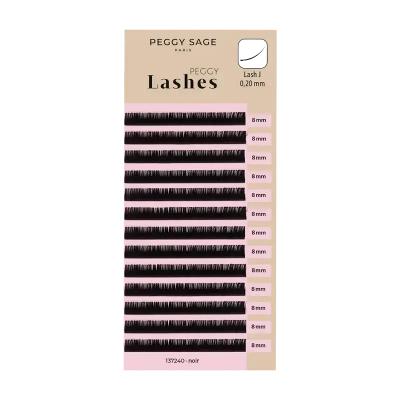 Peggy Sage Lash To Lash Eyelash Extensions - Lash J - 0,20mm 8mm Heißes Angebot