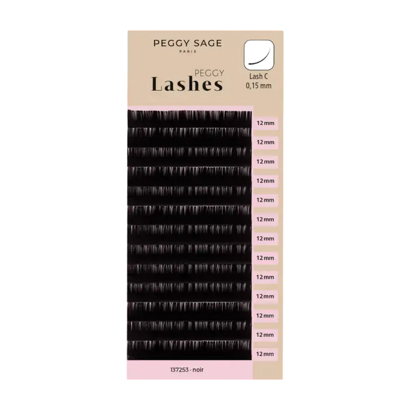 Preisreduziert Peggy Sage Lash To Lash Eyelash Extensions - Lash C - 0,15mm 12mm