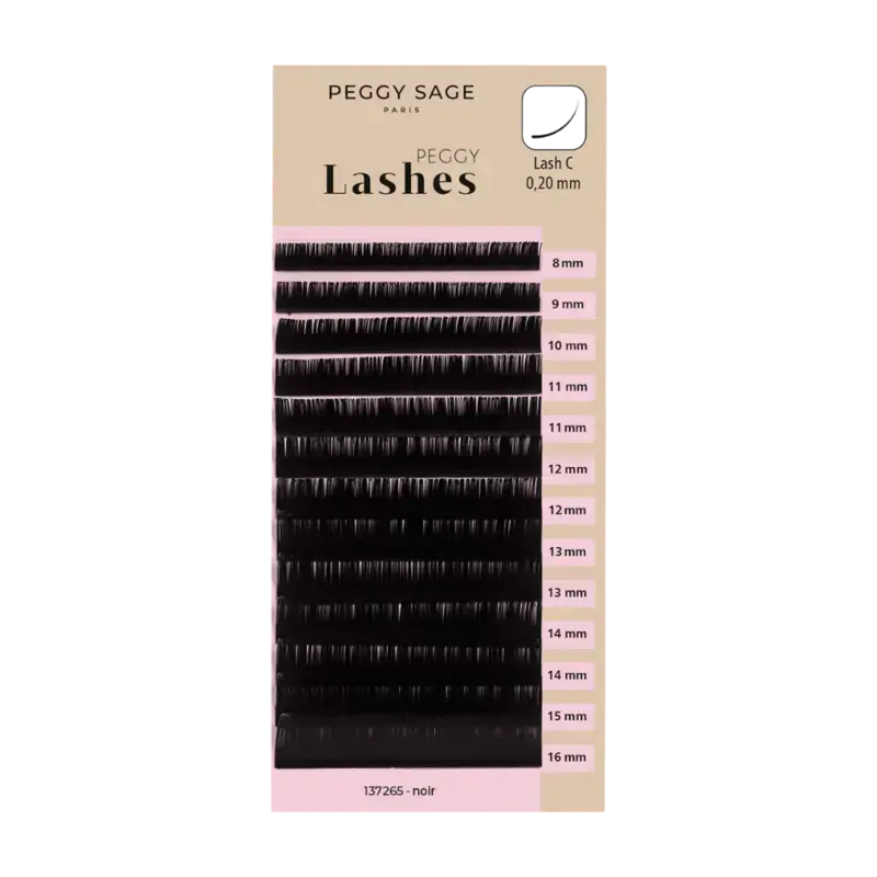 Beliebt Peggy Sage Lash To Lash Eyelash Extensions - Lash C - 0,20mm 8 - 16mm