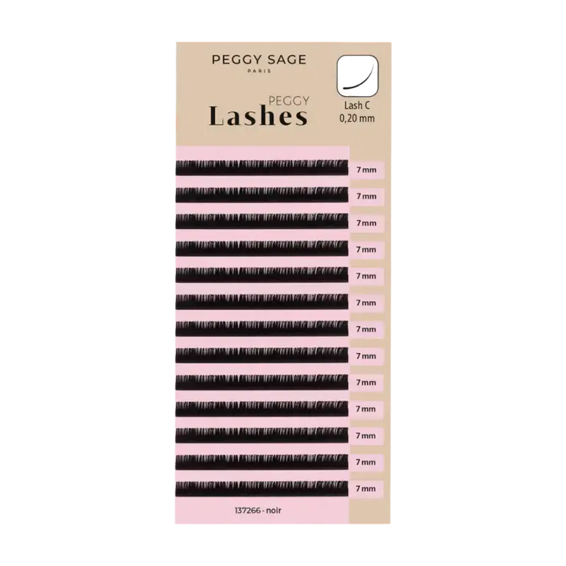 Echt Peggy Sage Lash To Lash Eyelash Extensions - Lash C - 0,20mm 7mm