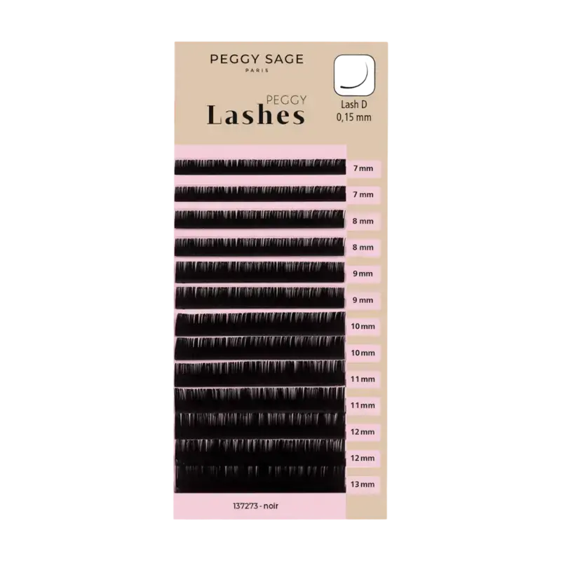 Peggy Sage Lash To Lash Eyelash Extensions - Lash D - 0,15mm 7 - 13mm Heißes Angebot