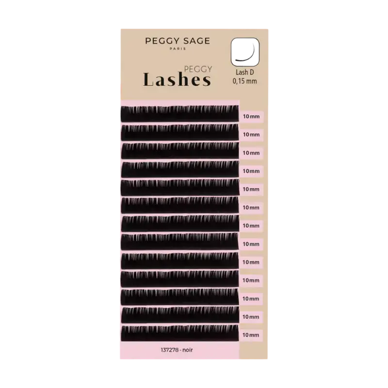 Peggy Sage Lash To Lash Eyelash Extensions - Lash D - 0,15mm 10mm Sale