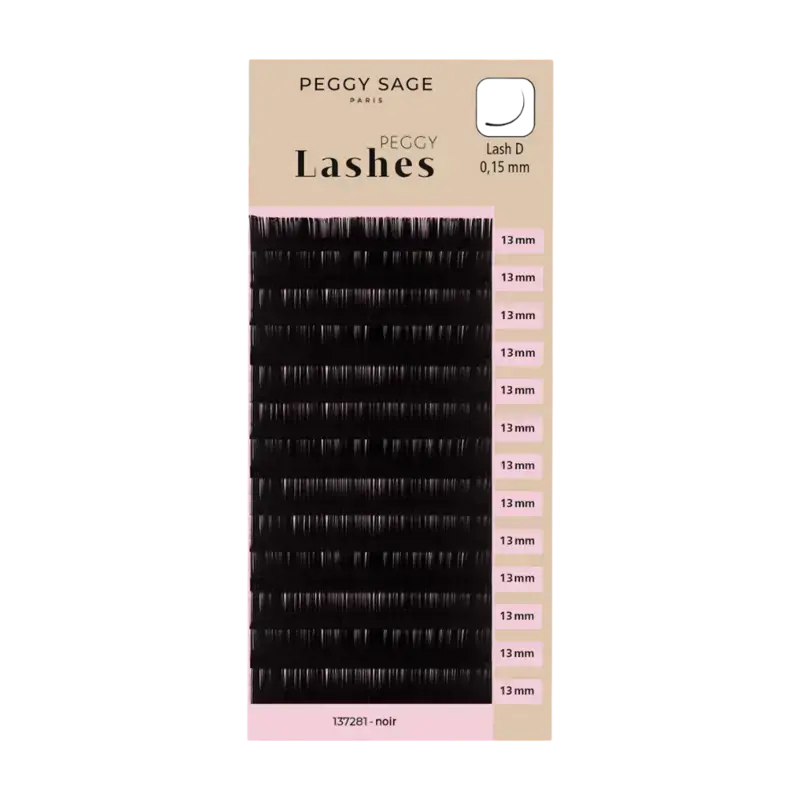 Peggy Sage Lash To Lash Eyelash Extensions - Lash D - 0,15mm 13mm Billig