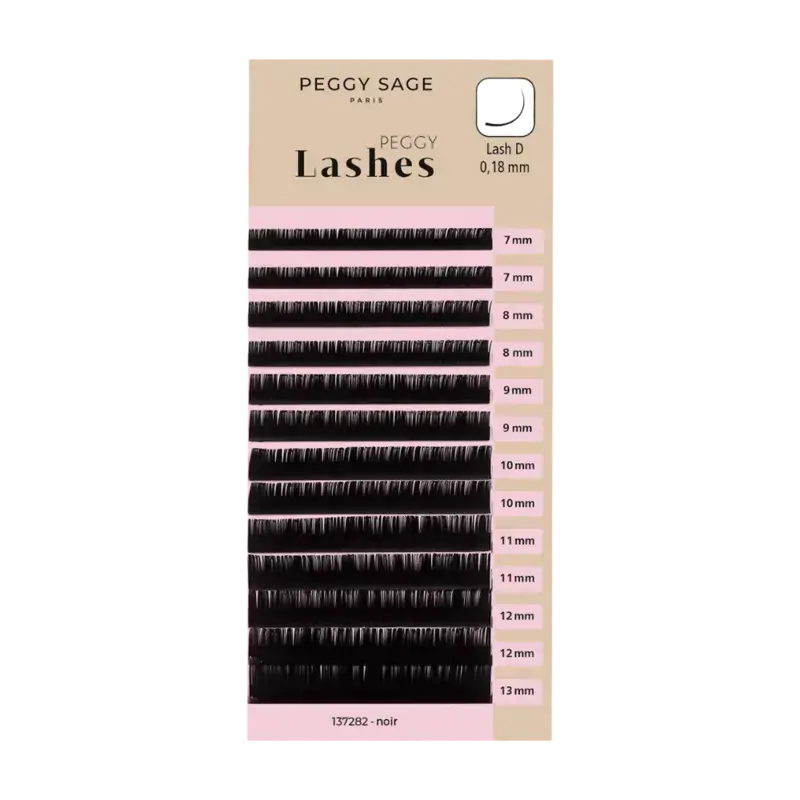 Peggy Sage Lash To Lash Eyelash Extensions - Lash D - 0,18mm 7 - 13mm Geprüft