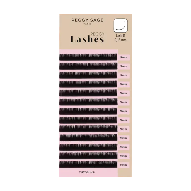 Nur Für Kurze Zeit Peggy Sage Lash To Lash Eyelash Extensions - Lash D - 0,18mm 9mm