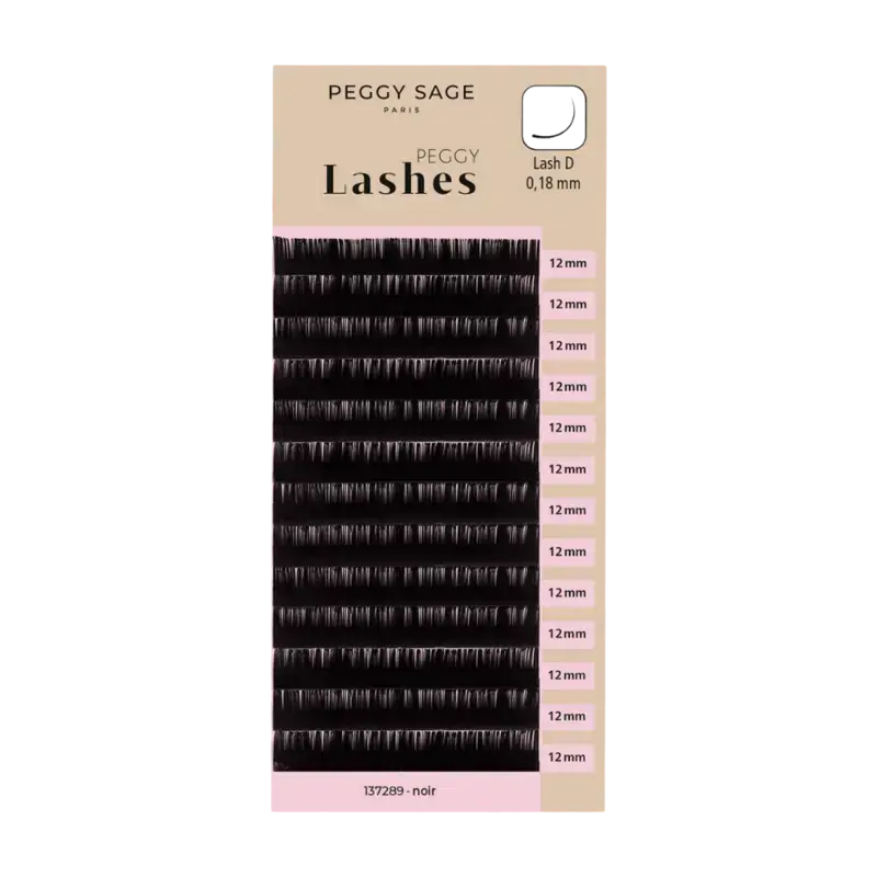 Peggy Sage Lash To Lash Eyelash Extensions - Lash D - 0,18mm 12mm Sofort Bestellen