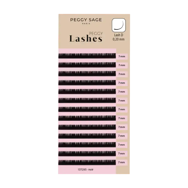 Echt Peggy Sage Lash To Lash Eyelash Extensions - Lash D - 0,20mm 7mm