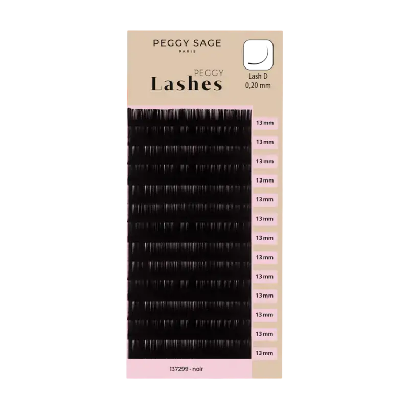 Günstig Peggy Sage Lash To Lash Eyelash Extensions - Lash D - 0,20mm 13mm