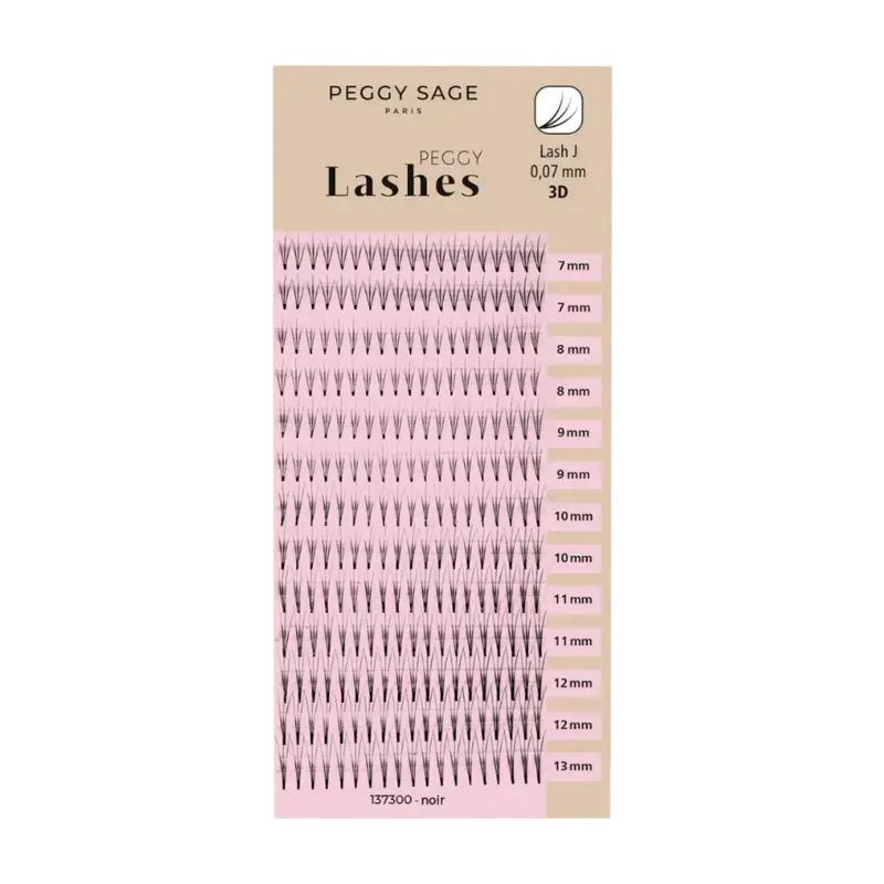 Beliebt Peggy Sage Russian Volume Eyelash Extensions - Lash J - 0,07mm 3D 7 - 13mm