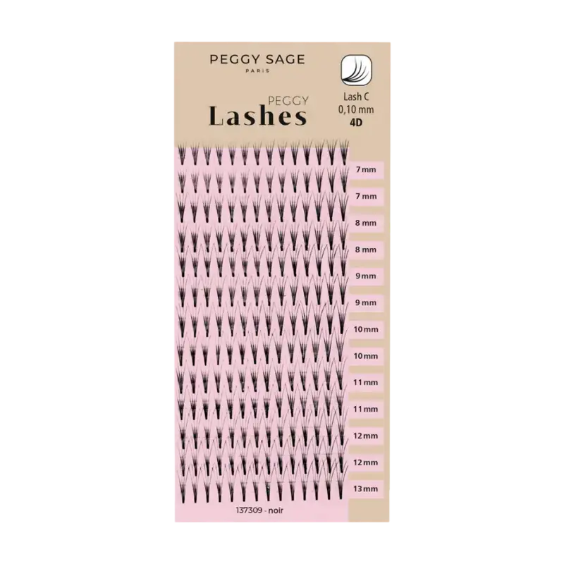 Direkt Vom Hersteller Peggy Sage Russian Volume Eyelash Extensions - Lash C - 0,10mm 4D 7 - 13mm