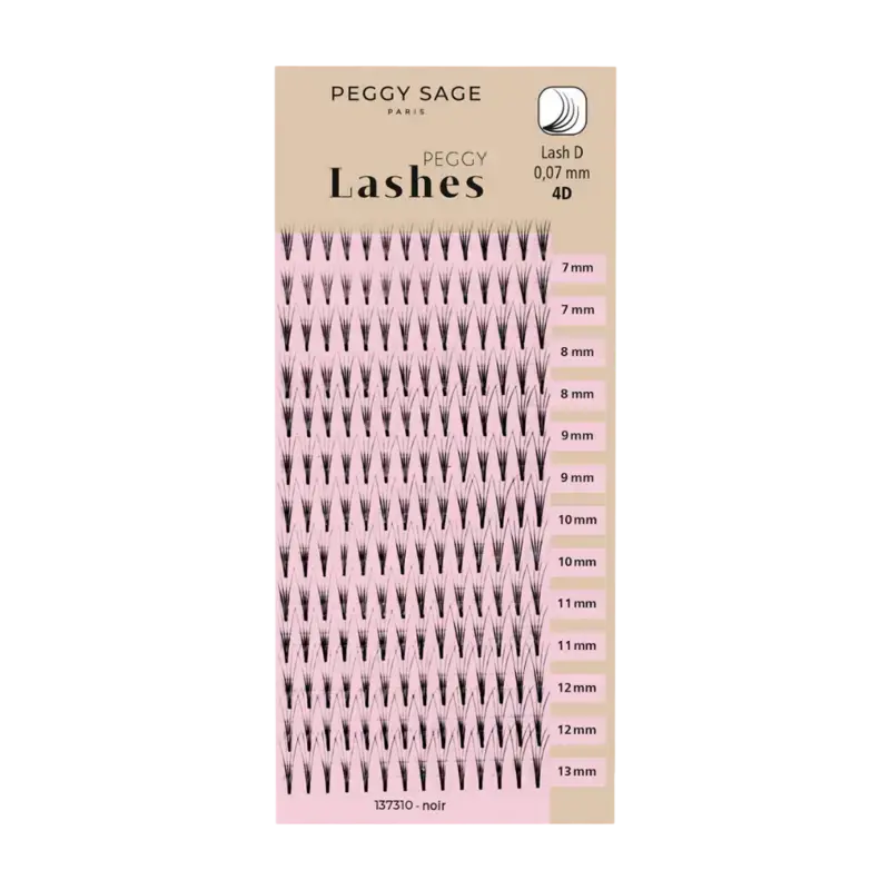Sonderaktion Peggy Sage Russian Volume Eyelash Extensions - Lash D - 0,07mm 4D 7 - 13mm