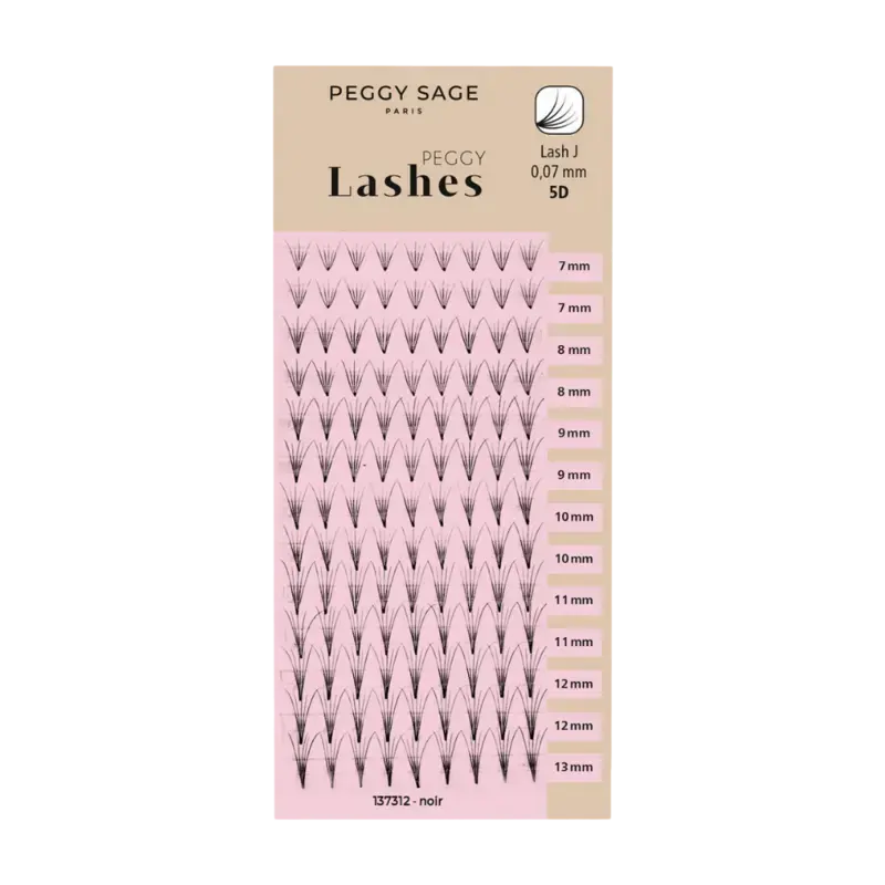 Peggy Sage Russian Volume Eyelash Extensions - Lash J - 0,07mm 5D 7 - 13mm Versand Am Gleichen Tag
