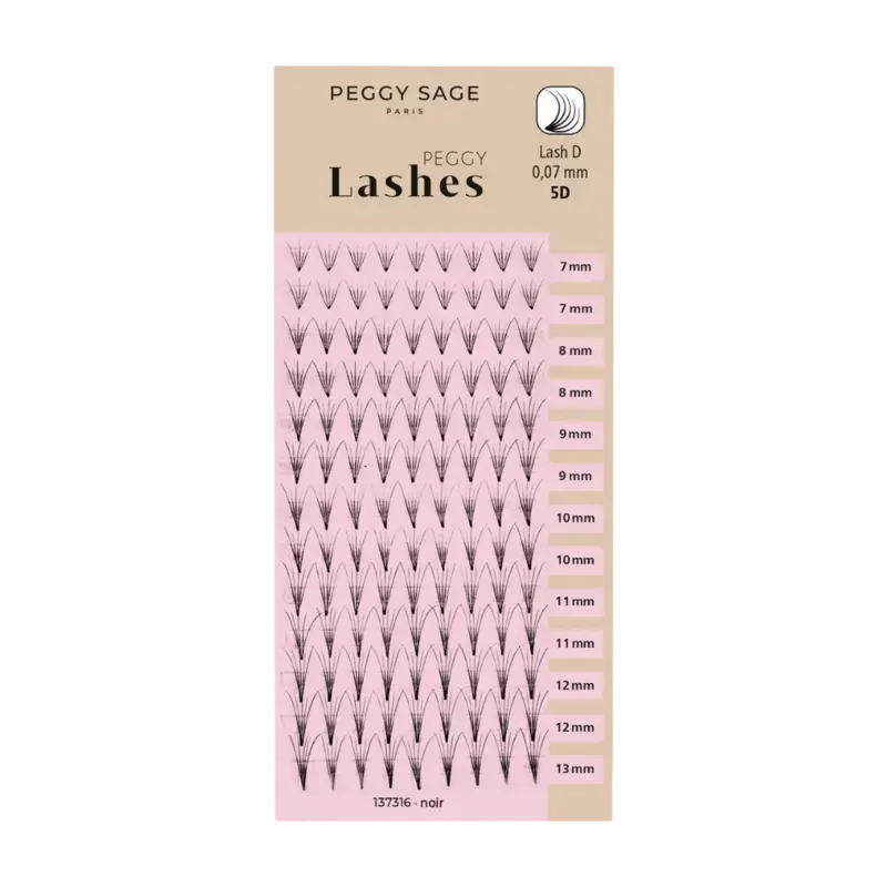 Peggy Sage Russian Volume Eyelash Extensions - Lash D - 0,07mm 5D 7 - 13mm Sale