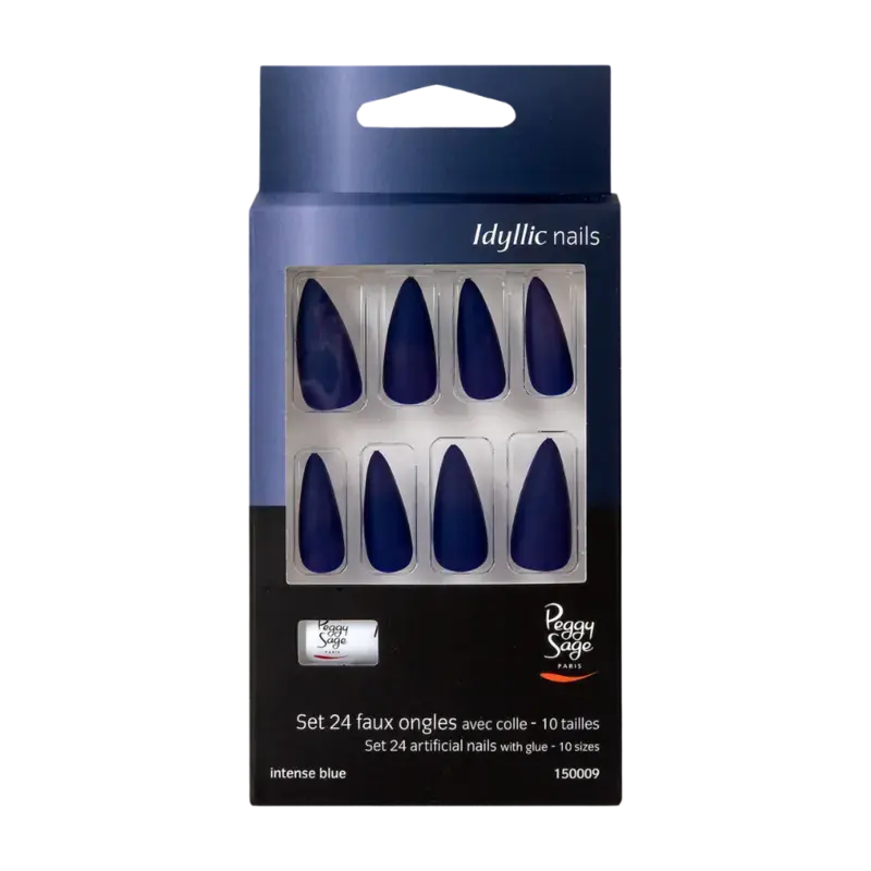 Peggy Sage Idyllic Nails Artificial Nails 24pcs Intense Blue Bestpreis