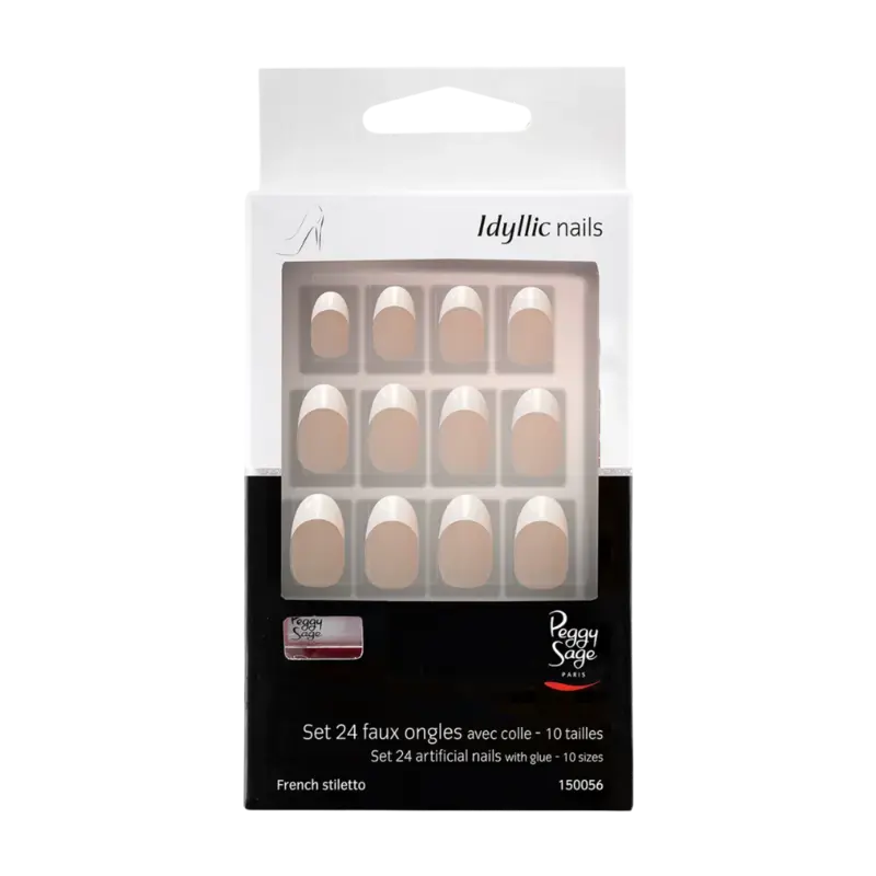Rabatt Peggy Sage Idyllic Nails Artificial Nails 24pcs French Stiletto