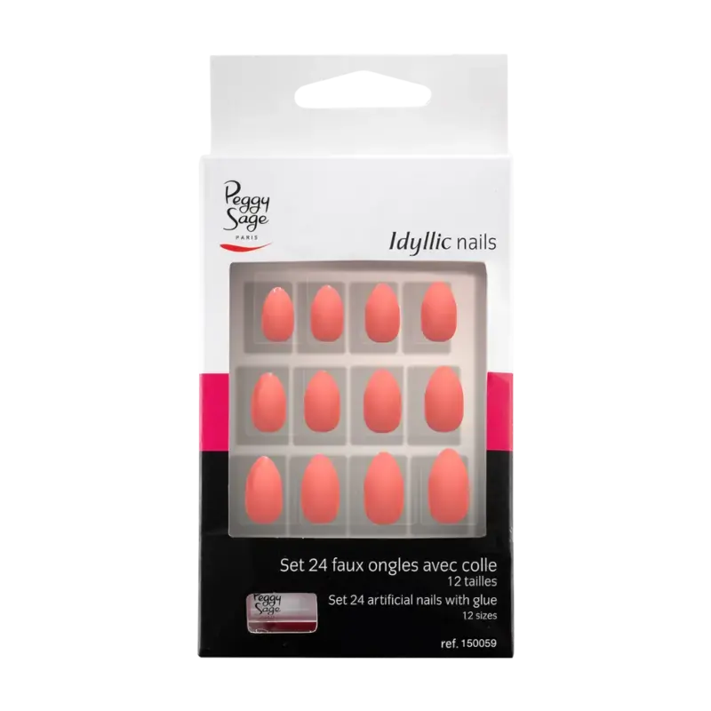 Geprüft Peggy Sage Idyllic Nails Artificial Nails 24pcs Pink Stiletto