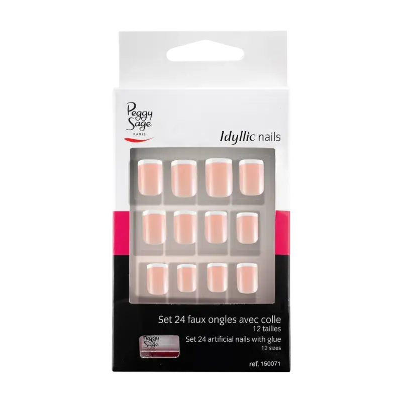 Peggy Sage Idyllic Nails Artificial Nails 24pcs French Fine Günstig