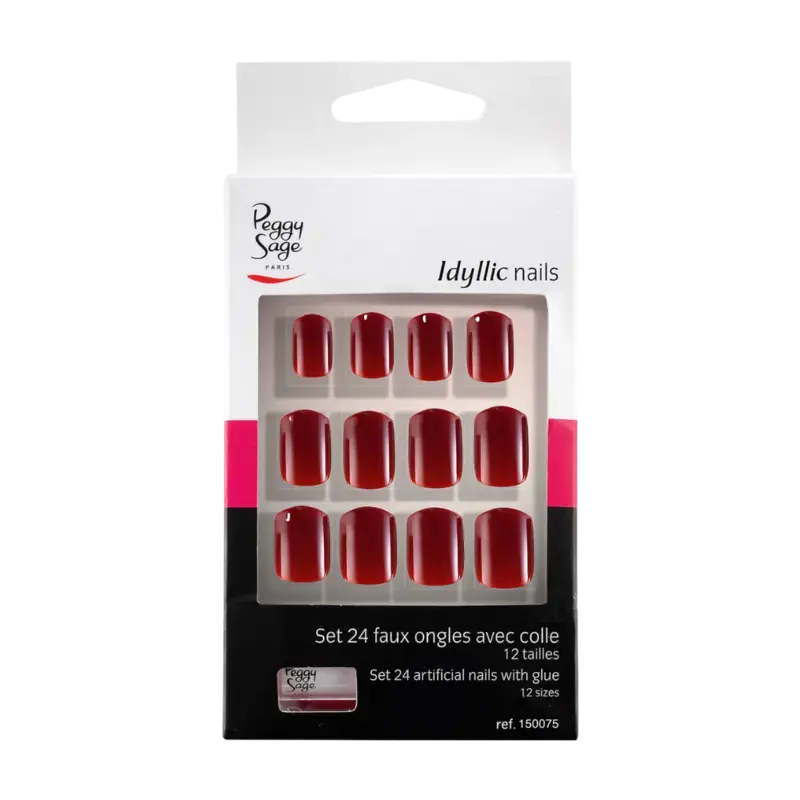 Peggy Sage Idyllic Nails Artificial Nails 24pcs Red Geprüft