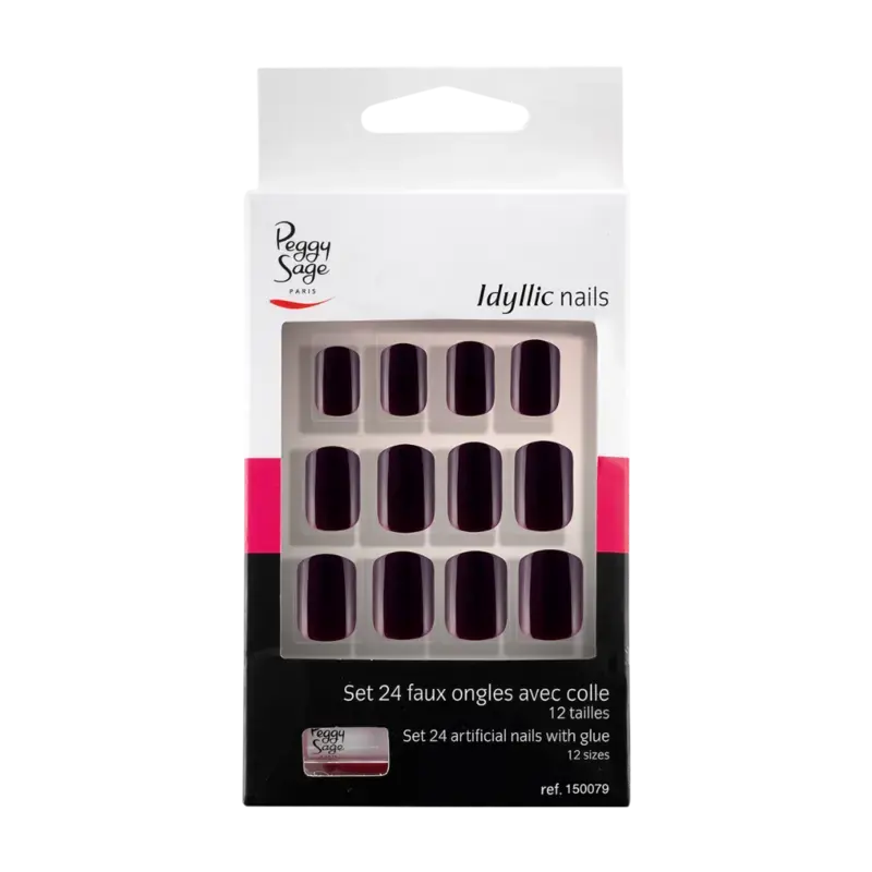 Peggy Sage Idyllic Nails Artificial Nails 24pcs Plum Abverkauf