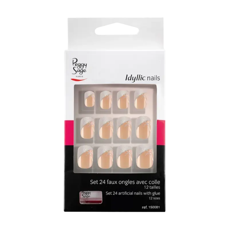 Sonderaktion Peggy Sage Idyllic Nails Artificial Nails 24pcs Shiny French