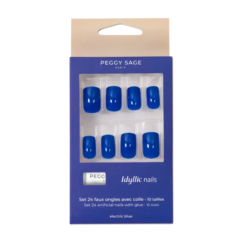 Neue Kollektion Peggy Sage Idyllic Nails Artificial Nails 24pcs Electric Blue