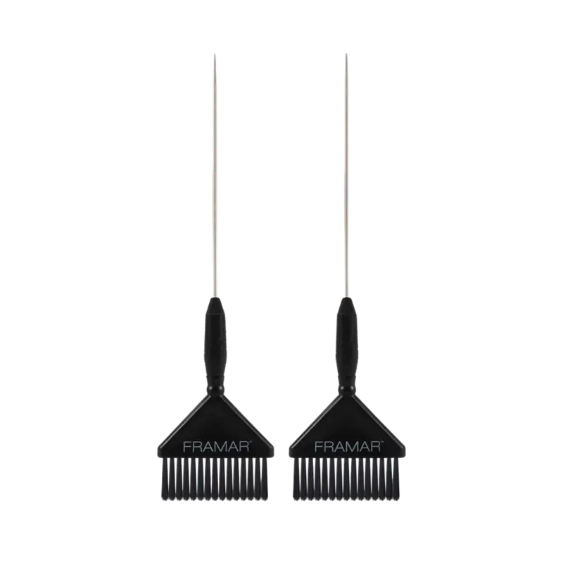 Direkt Vom Hersteller Framar Pin Tail Big Daddy Color Brush Black 2 Pieces