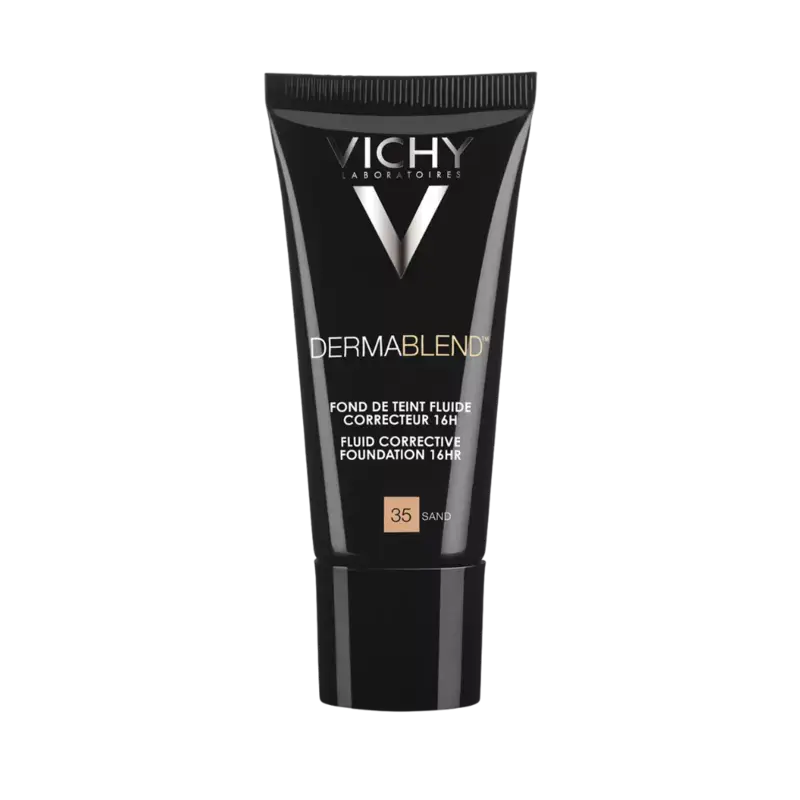 Billig Vichy Dermablend Fluid Corrective Foundation 16hr - 35 Sand 30ml