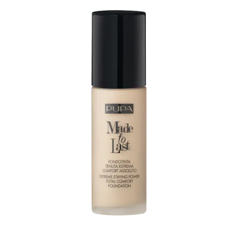 PUPA Milano Made To Last Foundation 001 Light Ivory Begrenztes Angebot